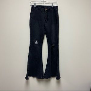 Unbranded Vintage‎ 70’s Big Bell Bottom Jeans, Size Small, GVC